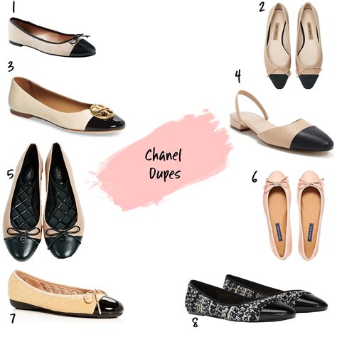 dupe slingback chanel|chanel ballet flats dupe.